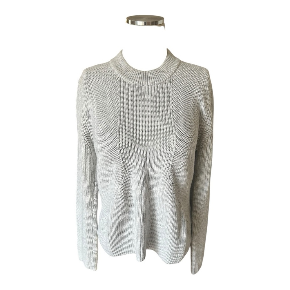 French Connection gray cotton pullover sweater Size Medium